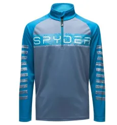 Spyder Boy's Peak Zip T Neck Shirt
